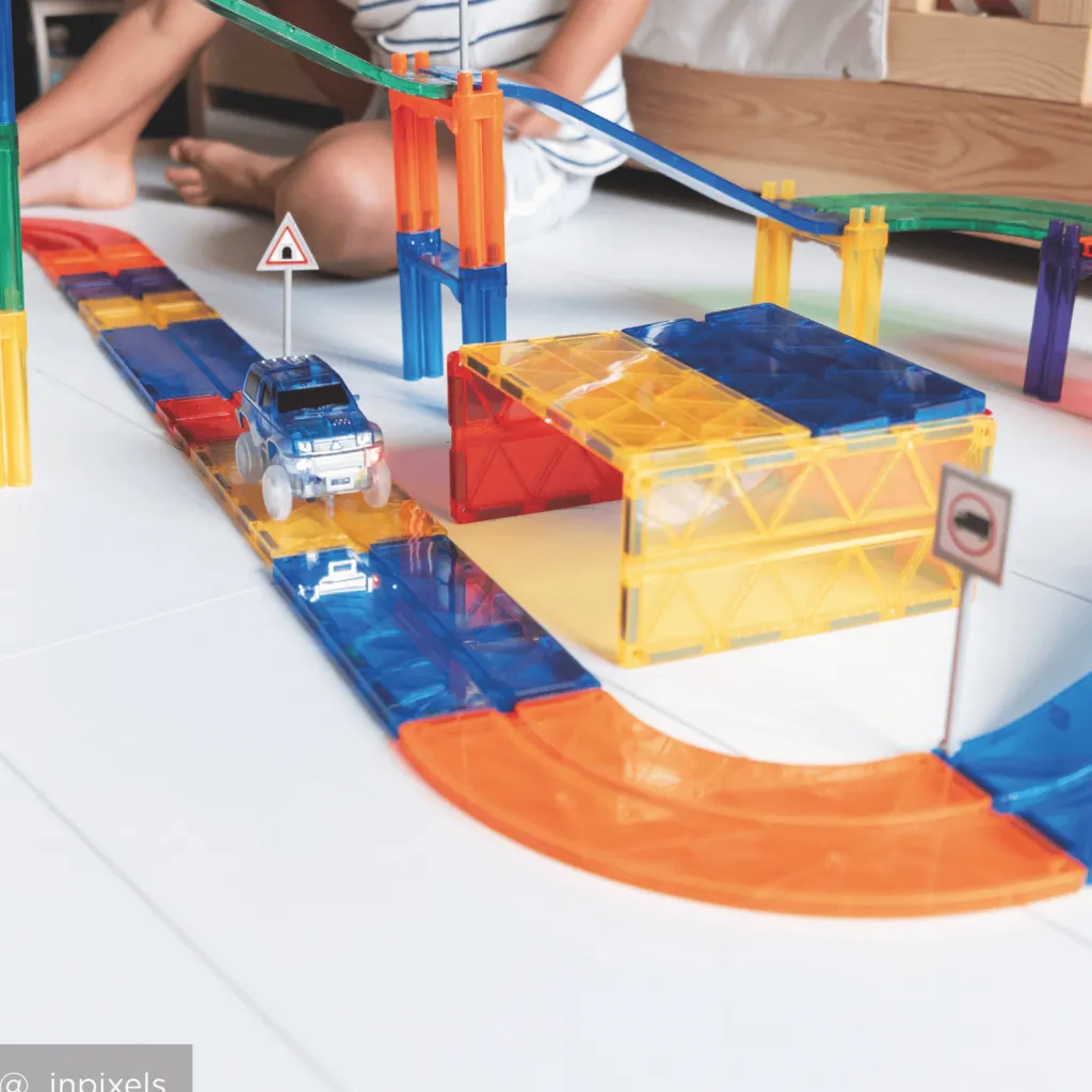Hot Race Track Extension Curved - Bågar 15 Delar Multi Byggklossar & Lego