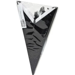 Sale 60cm Sammets Julstjärna Svart Belysning