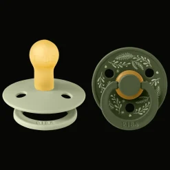 Discount Colour Holiday Leaf 2-pack Runda Latexnappar Sage Hunter Green Nappar & Napphållare