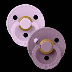 Outlet Colour 2-pack Runda Latexnappar Violet Sky Mauve Nappar & Napphållare
