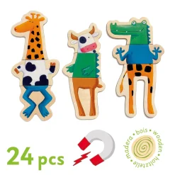 Hot Crazy Magnetiskt Djurpussel Multi Spel & Pussel