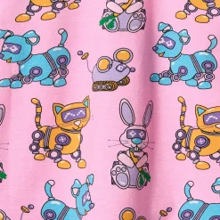 Best Dabinett With Robot Pets Långärmad T-shirt Pink Lilac Barn Tröjor & Toppar