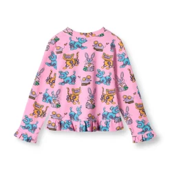 Best Dabinett With Robot Pets Långärmad T-shirt Pink Lilac Barn Tröjor & Toppar