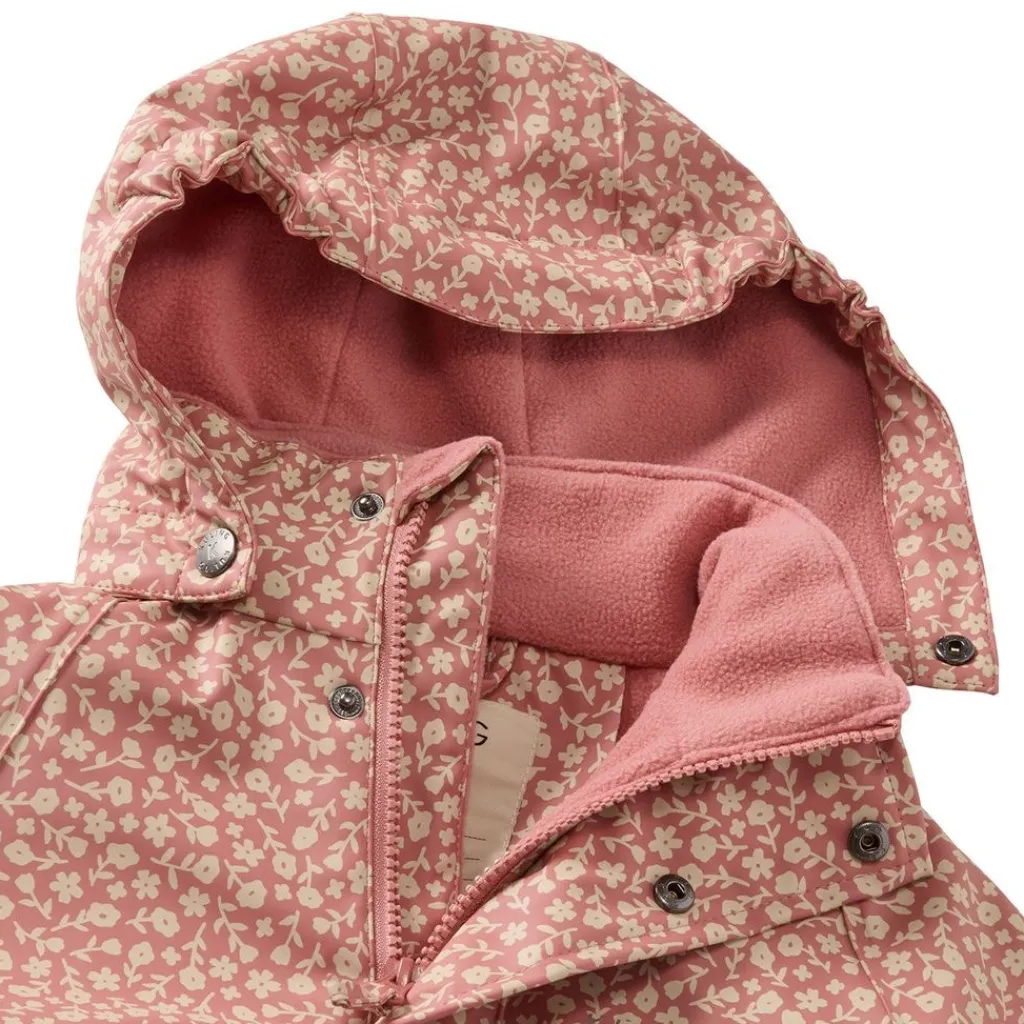 New Douglas Fodrad Regnoverall Desert Pink Flower Overaller