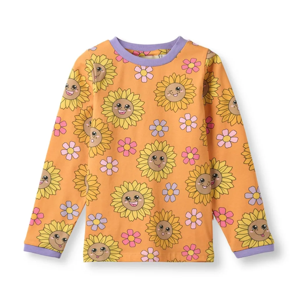 Sale Elstar With Sunflowers Långärmad T-shirt Tangerine Barn Tröjor & Toppar