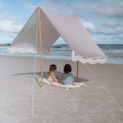 Clearance Emil Randigt Strandtält Taupe Uteleksaker & Sport