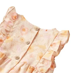 Clearance Emmaline Romper Alabaster Flower Bobbles Barn Bodys & Bodysuits