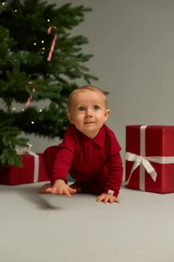 Sale Eno Byxa För Baby Deep Red Barn Underställ