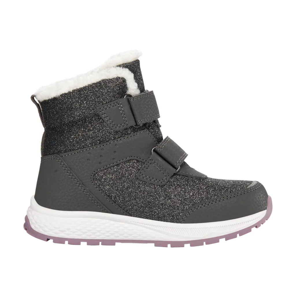 Equip Glitter Warm WP 2V Charcoal/Dusty Pink Barn Kängor, Stövlar & Vinterskor
