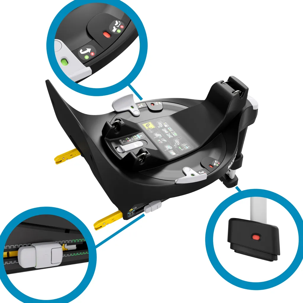 Clearance FamilyFix 360 ISOFIX Bilstolsbas Black Barn Bilbarnstolar
