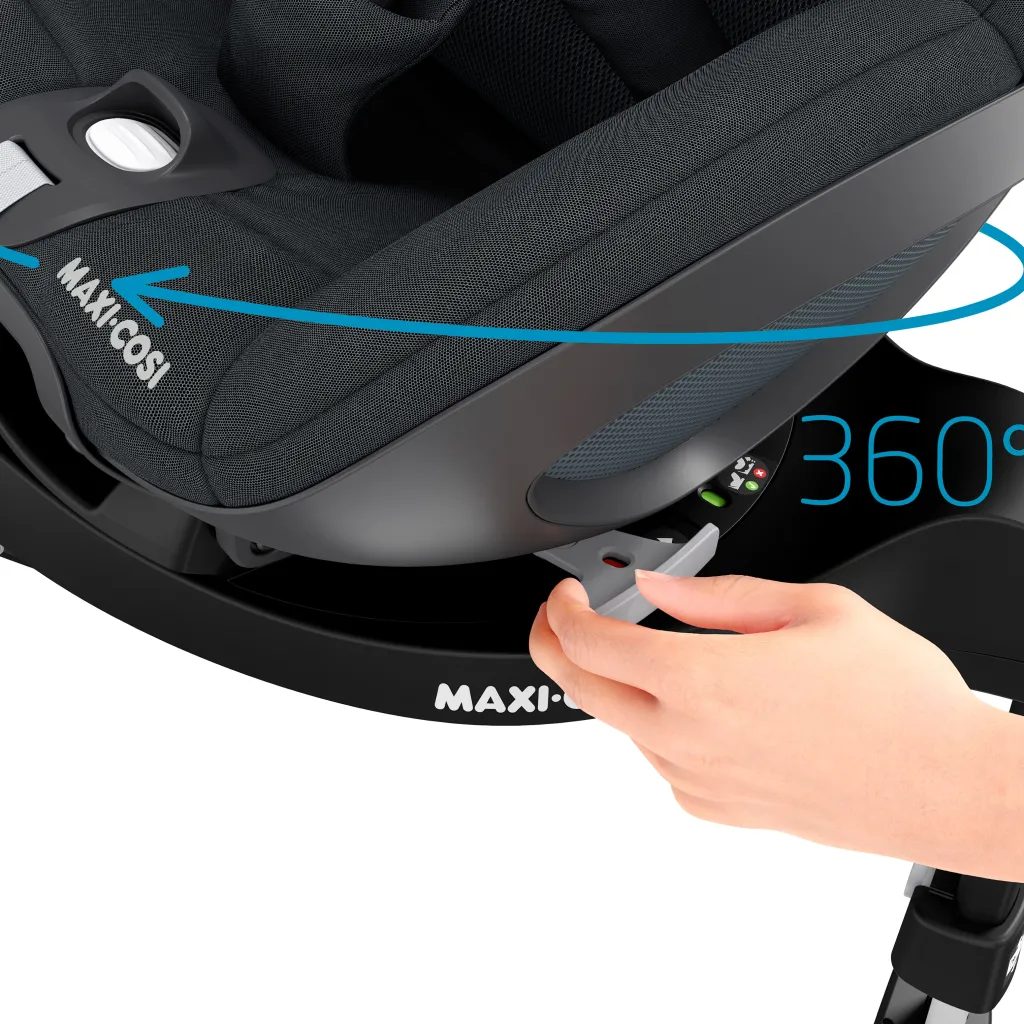 Clearance FamilyFix 360 ISOFIX Bilstolsbas Black Barn Bilbarnstolar