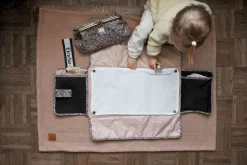 Filt I Pärlsammet Pink Bouclé Baby Sova