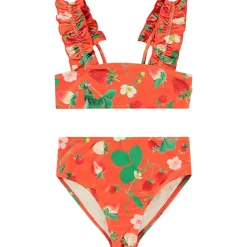 Outlet Fin Bikini Strawberry Red Barn Uv-Kläder & Badkläder