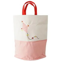 Sale Förvaringskorg Rosa/vit Förvaring