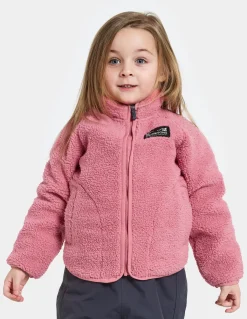 Discount Gibbs Kids 2 Jumper Med Halv Dragkedja Heather Pink Jackor & Kappor