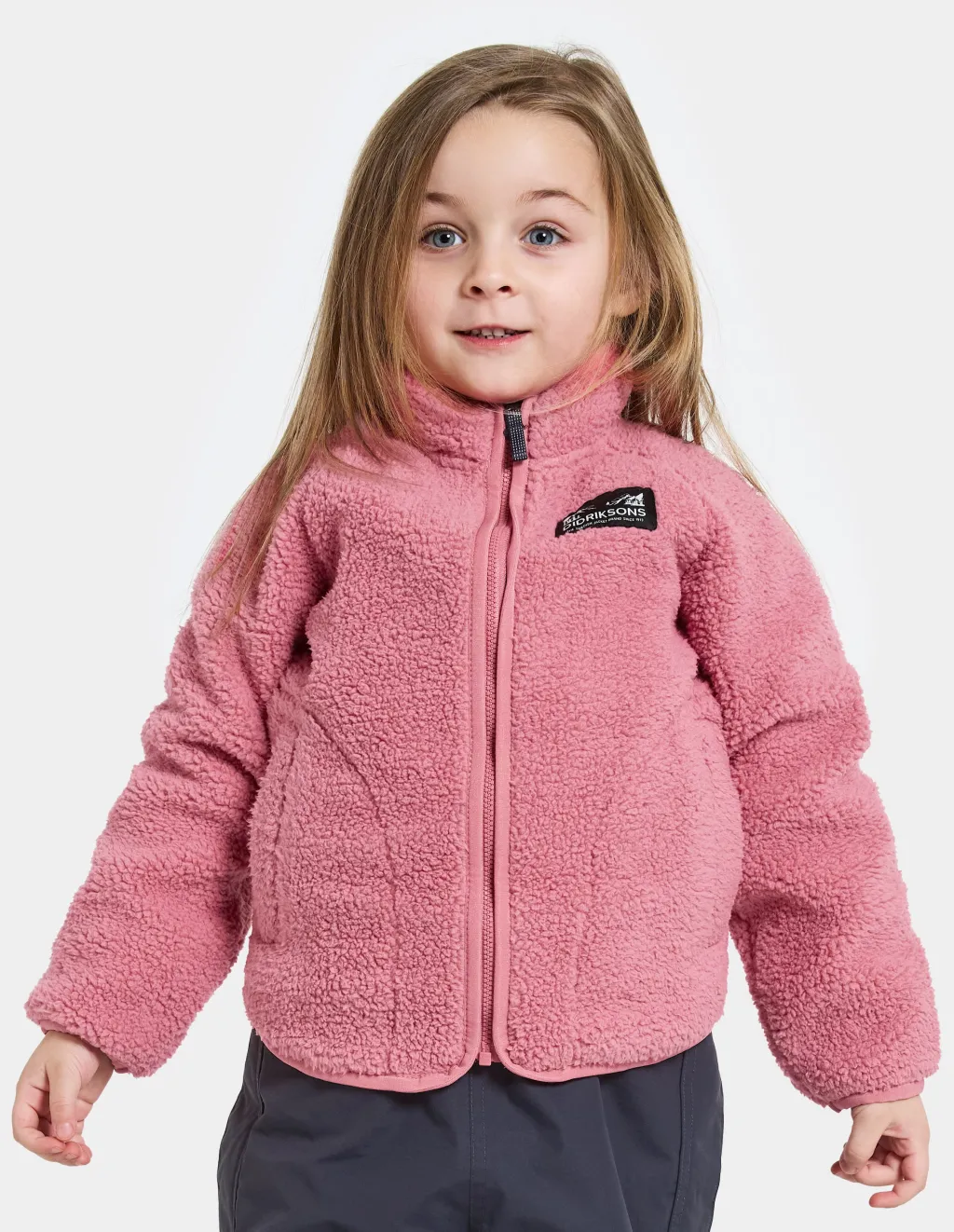 Discount Gibbs Kids 2 Jumper Med Halv Dragkedja Heather Pink Jackor & Kappor