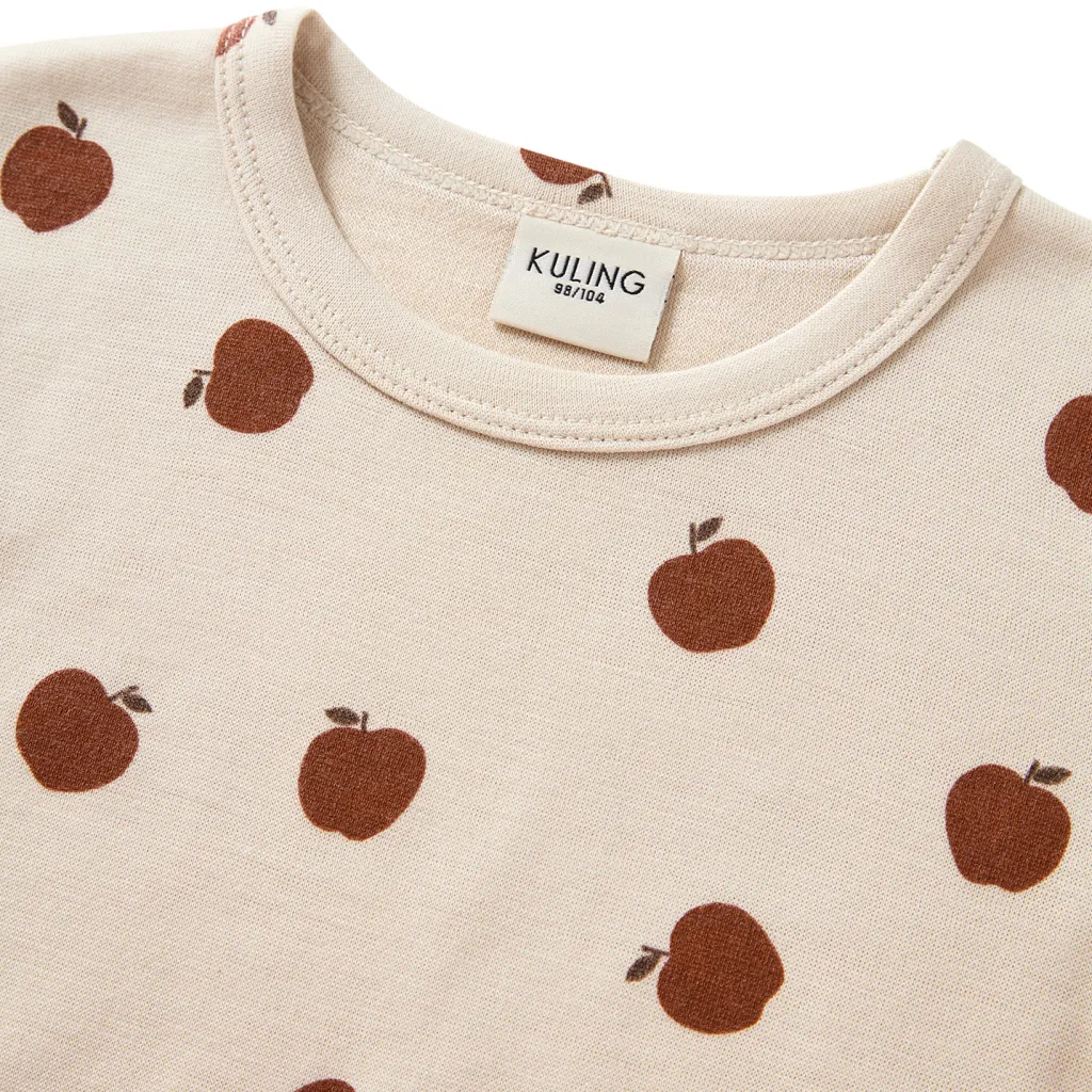 Sale Gisborn Baselayer-set I Ull Och Bambu Foggy White Apple Barn Underställ