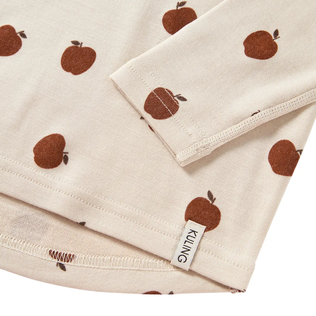 Sale Gisborn Baselayer-set I Ull Och Bambu Foggy White Apple Barn Underställ