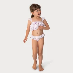 Sale Giulia Mönstrad Bikini Floating Flowers Barn Uv-Kläder & Badkläder
