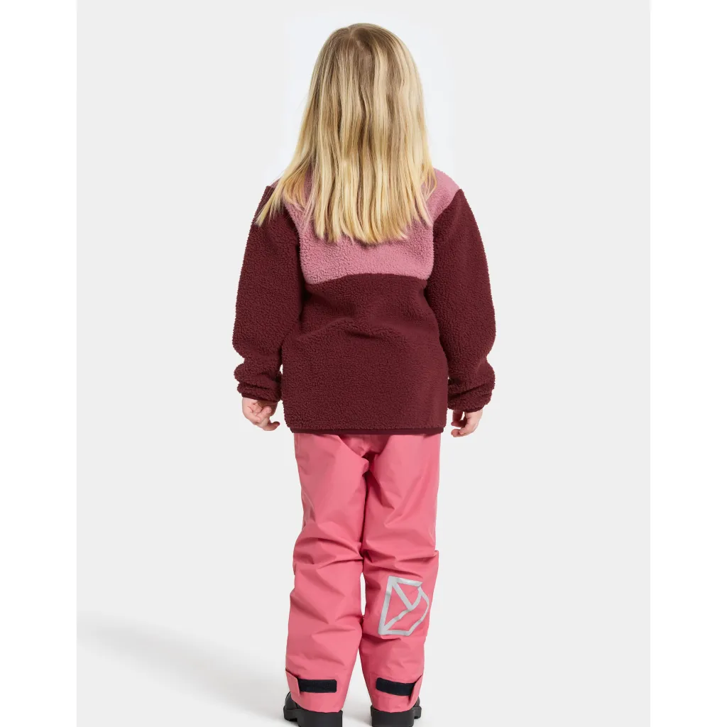 Hot Gosig Kids Jumper Med Halv Dragkedja Anemon Red Barn Tröjor & Toppar