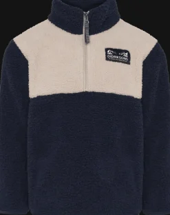 Discount Gosig Kids Jumper Med Halv Dragkedja Navy Barn Tröjor & Toppar