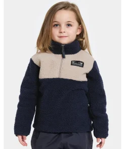 Discount Gosig Kids Jumper Med Halv Dragkedja Navy Barn Tröjor & Toppar