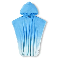 GOTS Beach Cover Up Badponcho Blue Light Handdukar