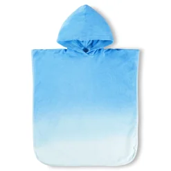 GOTS Beach Cover Up Badponcho Blue Light Handdukar