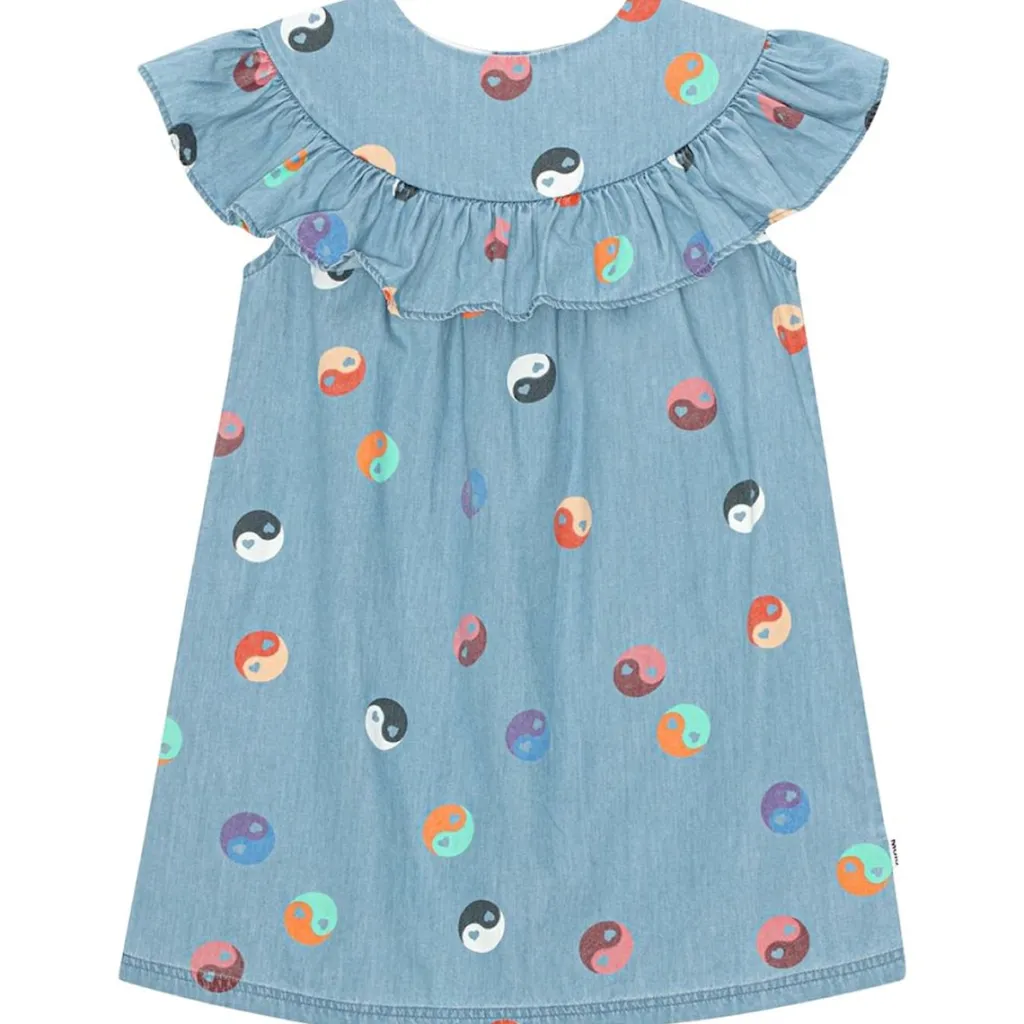 Clearance GOTS Celia Klänning Yin Yang Mini Barn Klänningar & Kjolar