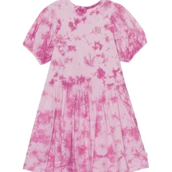 New GOTS Chikako Klänning Purple Tie Dye Barn Klänningar & Kjolar