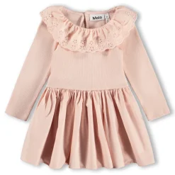 Discount GOTS Crystala Långärmad Klänning Petal Blush Barn Klänningar & Kjolar
