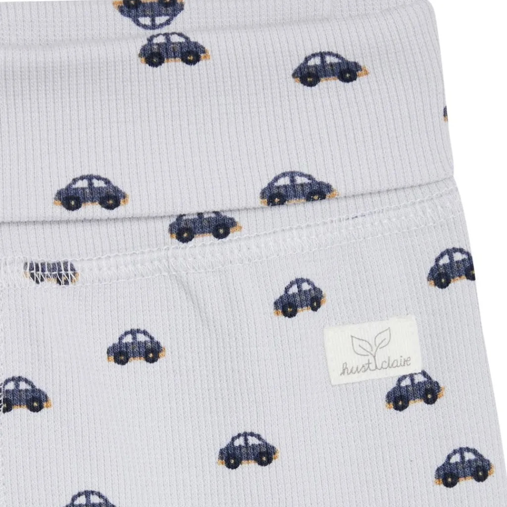 Best GOTS Guste Mönstrade Mjukisbyxor A Bit Blue Barn Byxor & Shorts