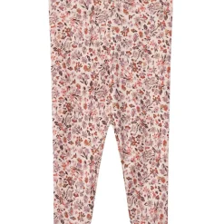 Discount GOTS Jules Blommiga Baby-leggings Pale Rose Barn Byxor & Shorts