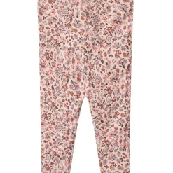 Discount GOTS Jules Blommiga Baby-leggings Pale Rose Barn Byxor & Shorts