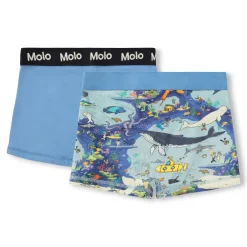 Best GOTS Justin 2-pack Boxershorts Pixel Sea Barn Underkläder