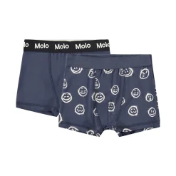Best GOTS Justin 2-pack Boxershorts Moods Blue Barn Underkläder