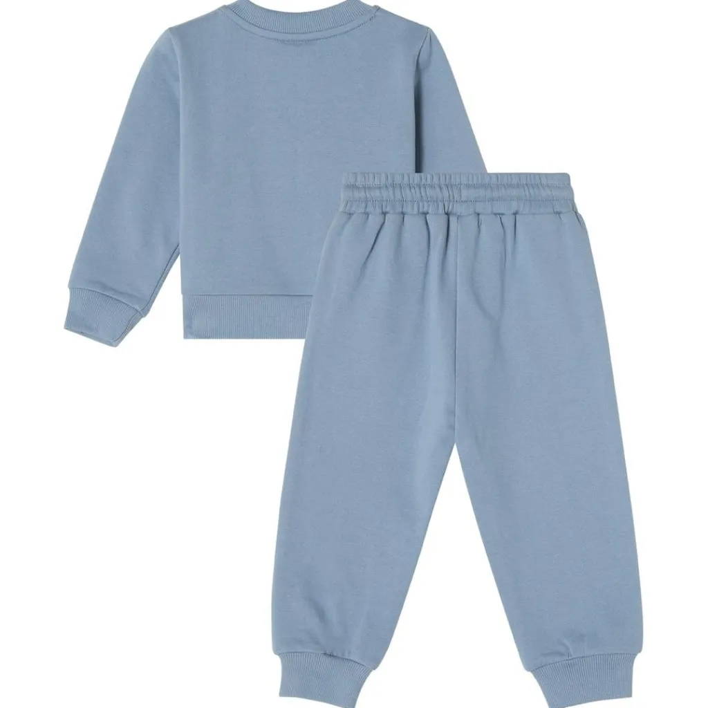 Sale GOTS Martin Mjukisset Med Kanintryck Dove Blue Barn Outfits & Gåvoset