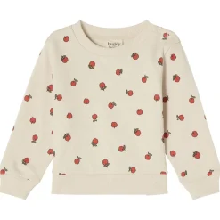 Online GOTS Martin Mönstrat Mjukisset Med Äpplen Gräddvit Barn Outfits & Gåvoset