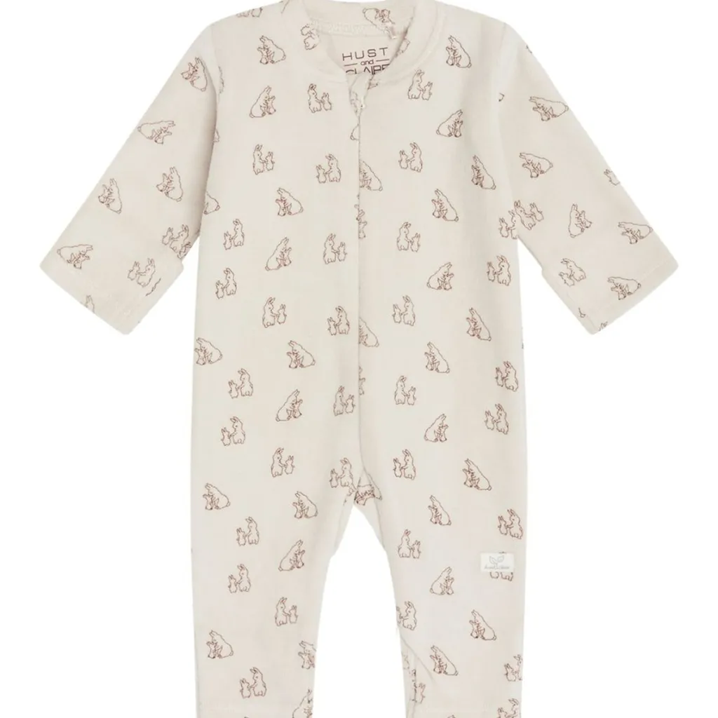 Sale GOTS Mich Mönstrad Bodysuit Oat milk Barn Bodys & Bodysuits