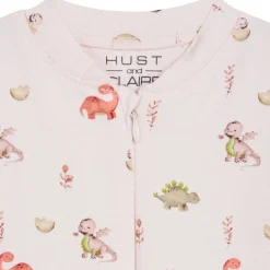 New GOTS Mich Mönstrad Bodysuit Skin Chalk Barn Bodys & Bodysuits