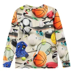 Best GOTS Rill Långärmad T-shirt Sports Mix Barn Tröjor & Toppar