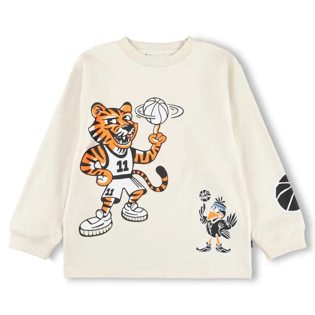 Sale GOTS Rube Långärmad Tröja Basket Mascots Barn Tröjor & Toppar