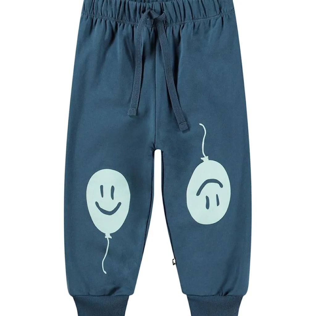 Best GOTS Simeon Mjukisbyxor Calm Fjord Barn Byxor & Shorts