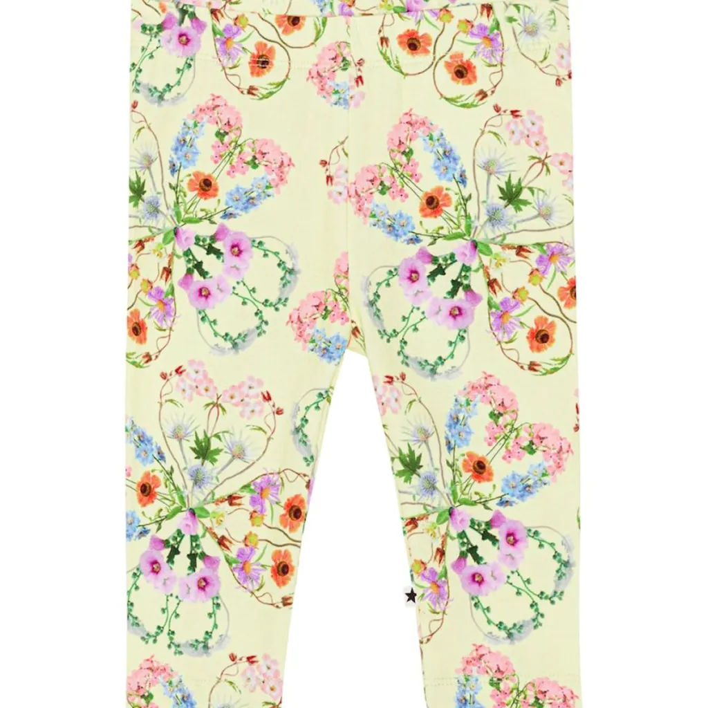 Best GOTS Stefanie Leggings Flower Love Barn Byxor & Shorts