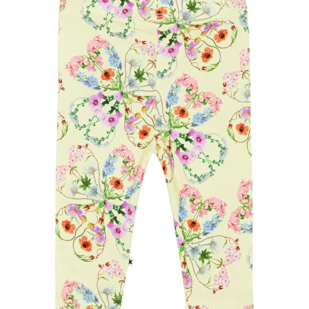 Best GOTS Stefanie Leggings Flower Love Barn Byxor & Shorts