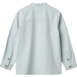 Discount GOTS Willium Skjorta Light Blue Chambray Barn Tröjor & Toppar