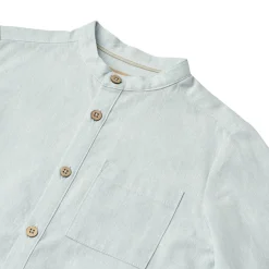 Discount GOTS Willium Skjorta Light Blue Chambray Barn Tröjor & Toppar