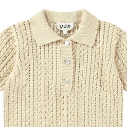 Hot Gretel Knitted Polo Shirt Brazilian Sand Barn Tröjor & Toppar