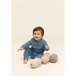 Online Gullull Wool Babypant Denimblue Barn Underställ