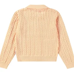 Clearance Gwendolyn Knitted Cardigan Pale Melon Barn Tröjor & Toppar